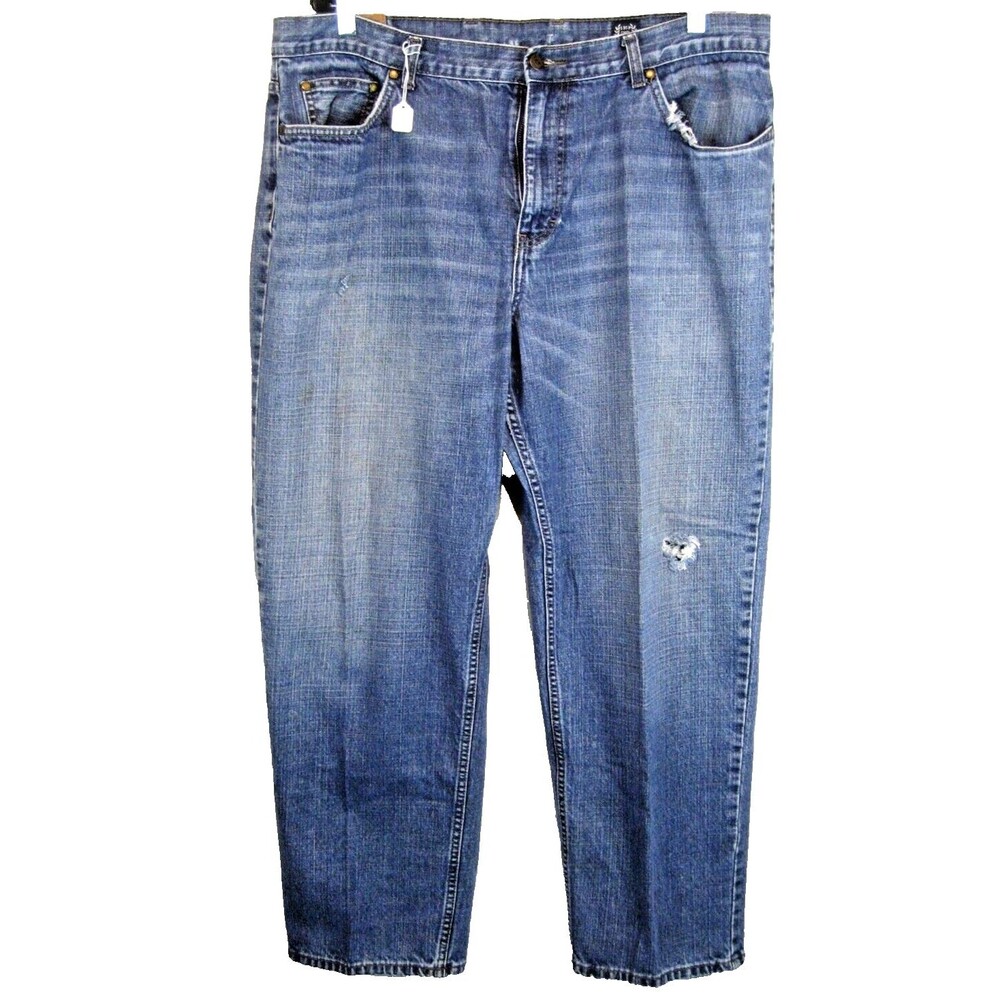 Mens Chaps Ralph Lauren Blue Cotton Denim Relaxed Fit Jeans sz 40x32
